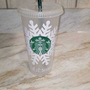 Snowflake Starbucks cup
